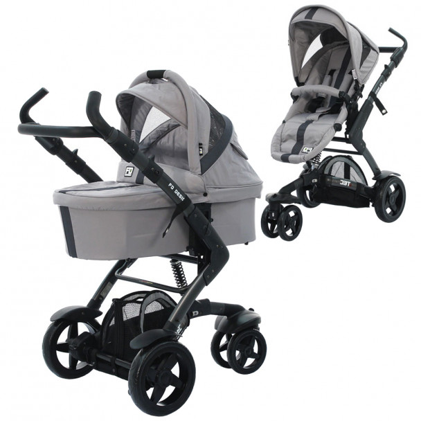 Універсальна коляска 2 в 1 ABC Design 3 Tec Pearl (31094/407)