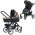 Универсальная коляска 2 в 1 ABC Design Mamba Amore Nero (61028/1014)