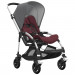 Grey Melange/Red Melange