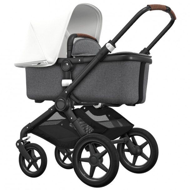 Универсальная коляска 2 в 1 Bugaboo Fox Fresh White/Grey Melange (шасси Black)