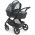 Универсальная коляска 3 в 1 CAM Dinamico Up Smart 819 Зелено-белое Графити (897T990/819V90)