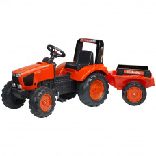 Трактор педальный с прицепом Falk Kubota M135GX (2060AB)
