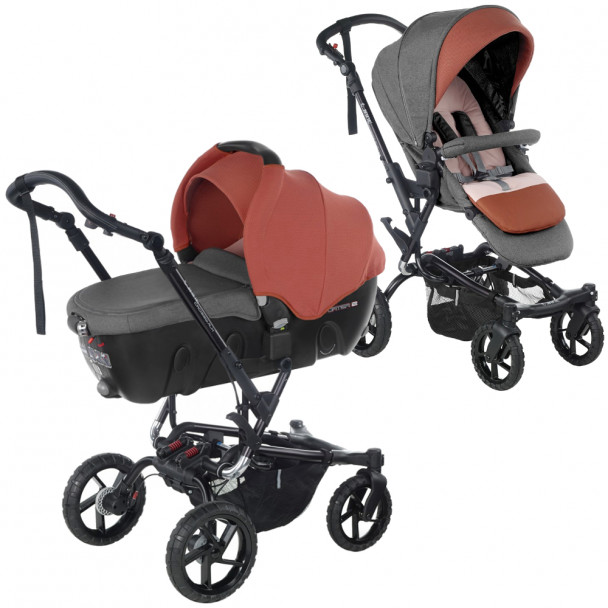 Універсальна коляска 2 в 1 Jane Crosswalk R Transporter 2 T51 Boho Pink (5485/T51K)