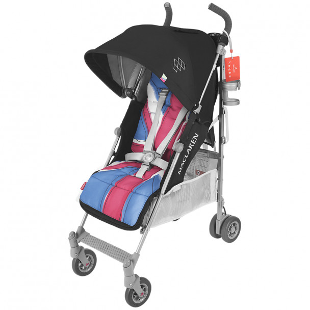 Коляска-тростина Maclaren Quest Black/Silver Style Set з аксесуарами (WD1G040422)