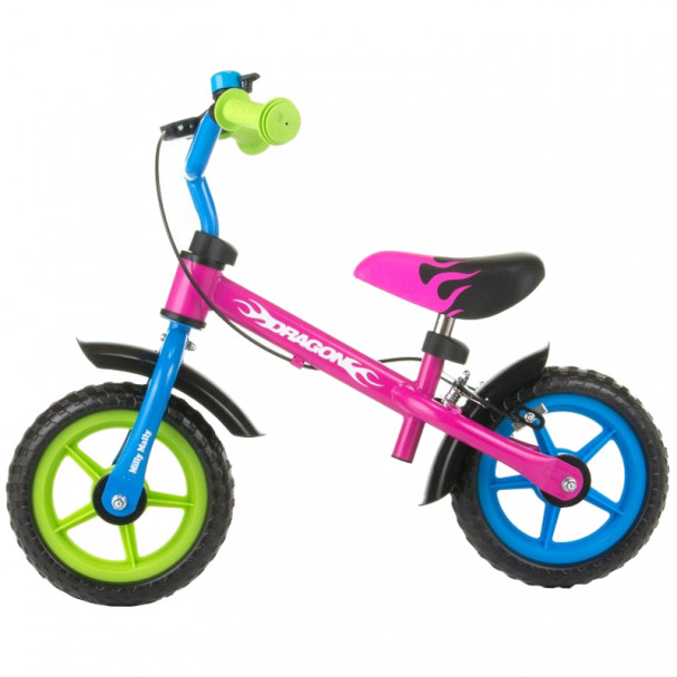 Беговел Milly Mally Dragon с ручным тормозом Multicolor (0398)