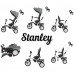 Велосипед триколісний Milly Mally Stanley Grey (3116)