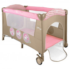 Манеж-кровать Milly Mally Mirage Pink Toys (0278)