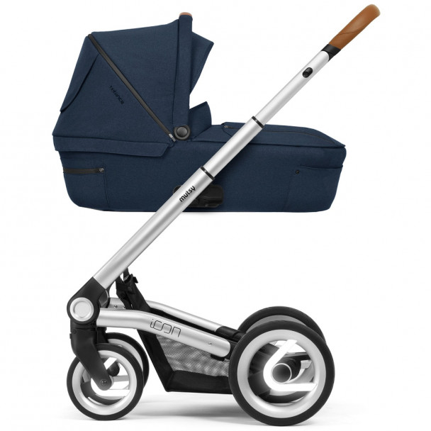 Класична коляска Mutsy Icon Balance Indigo (шасі Silver Reflective)