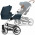 Універсальна коляска 2 в 1 Mutsy Nio Adventure Ocean Blue (шасі Silver)