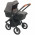 Универсальная коляска 2 в 1 Neonato Puro Urban 46 Серый с черным, колеса Off Road (N900-46A)