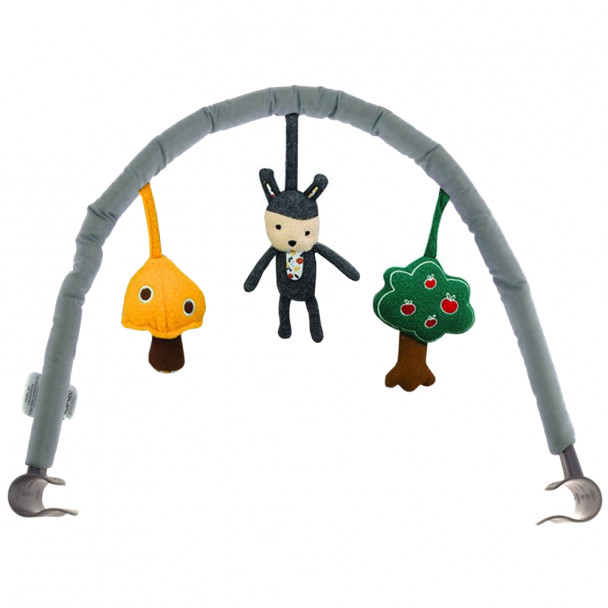 Дуга з іграшками Nuna Toy Bar For Leaf/Leaf Curv/Leaf Grow Cinder (TY01000RSV)