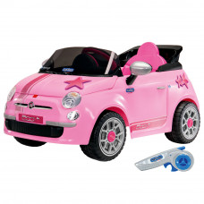 Электромобиль Peg-Perego Fiat 500  S Remote Control Pink Star (IGED 1174)