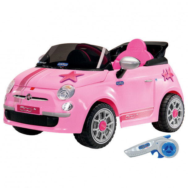 Электромобиль Peg-Perego Fiat 500  S Remote Control Pink Star (IGED 1174)