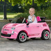 Электромобиль Peg-Perego Fiat 500  S Remote Control Pink Star (IGED 1174)