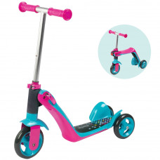 Самокат-трансформер Smoby 2 in 1 Switch Scooter Pink (750603)