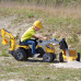 Трактор педальний з причепом, переднім і заднім ковшами Smoby Farmer Max Yellow (710301)