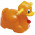 Детский горшок OK Baby Quack 45 Оранжевый (37070030/45)
