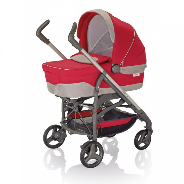 Универсальная коляска 3 в 1 Inglesina Trilogy System Luna Red (AA35G6LNR)